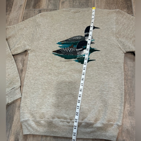 Vintage 1984 Russell Made in USA Burger wildlife art print sweatshirt - Picture 14 of 16